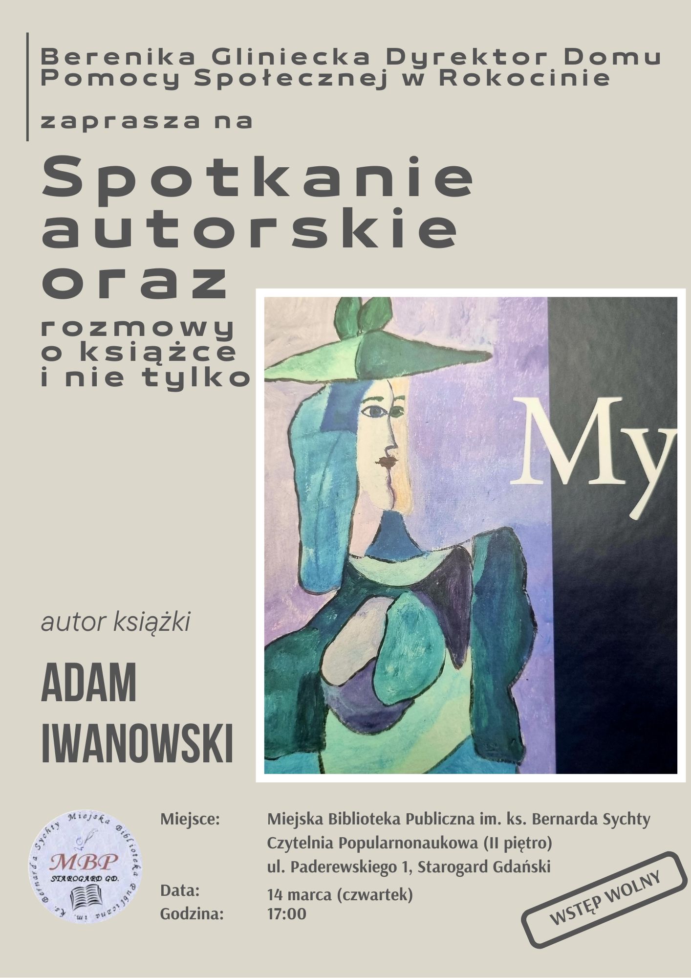 Spotkanie autorskie z Adamem Iwanowskim